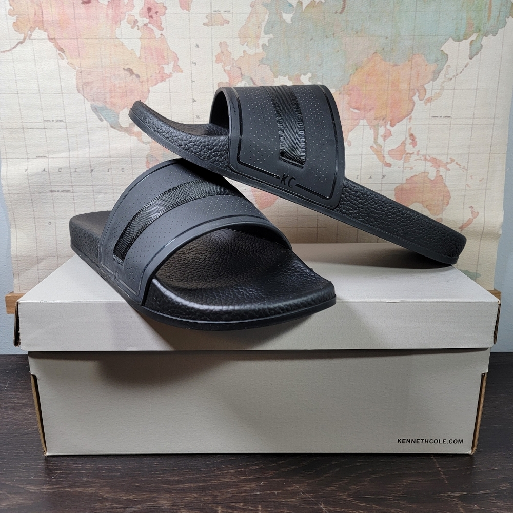 BRAND NEW Kenneth Cole Reaction Sail Mixed Slide Men's Size 12.0